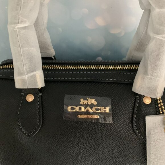 Brand New Coach Rowan Boston Bucket Bag Black - Picture 2 of 4